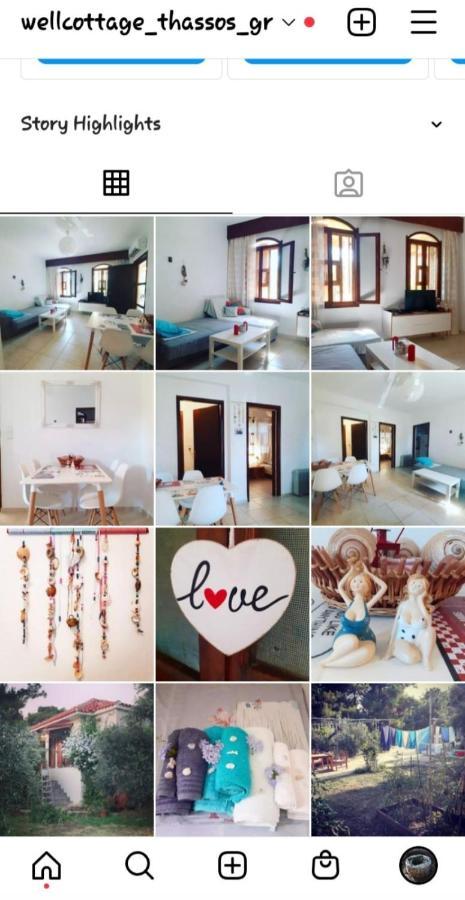 Το Σπίτι Με Το Πηγάδι - Wellcottage Thassos Skála Kallirákhis Buitenkant foto